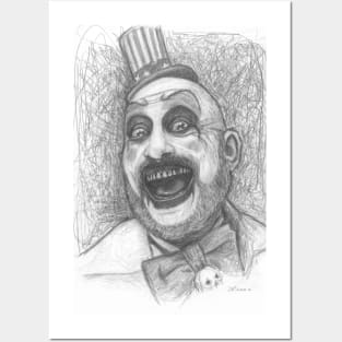 Captain Spaulding - Horror Portrait Posters and Art